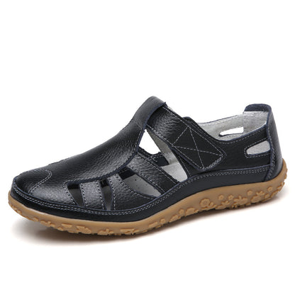 Sandalias Planas Retro Para Mujer