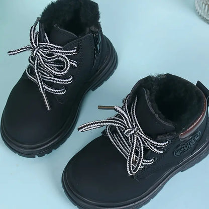 Botas polares con cremallera para niños