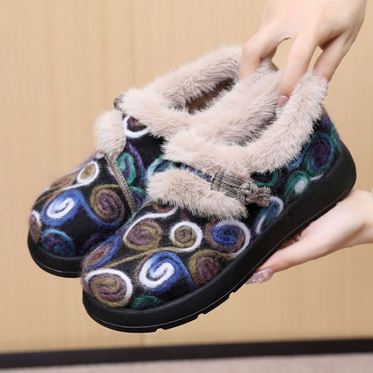 Zapatos de Invierno con Forro Cálido y Diseño Colorido