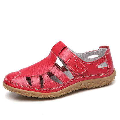 Sandalias Planas Retro Para Mujer