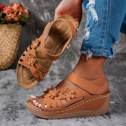 Sandalias de cuña de verano para mujer