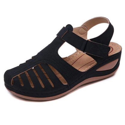 Sandalias de tacón de cuña para mujer