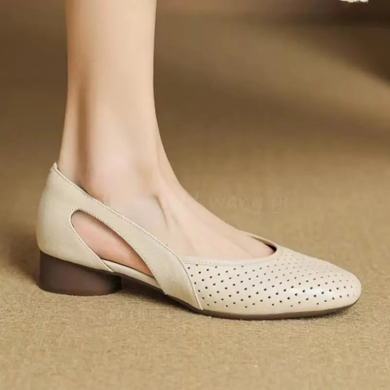Zapatos vintage de piel suave