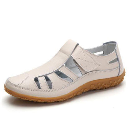 Sandalias Planas Retro Para Mujer