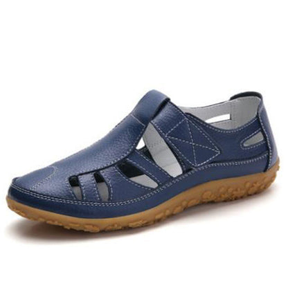 Sandalias Planas Retro Para Mujer