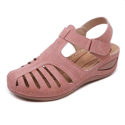 Sandalias de tacón de cuña para mujer