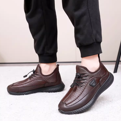 Zapatos de hombre gruesos y cálidos