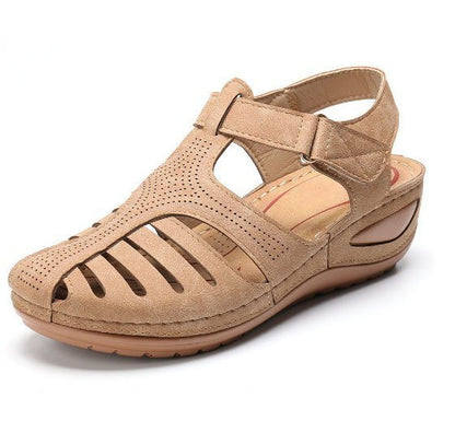 Sandalias de tacón de cuña para mujer