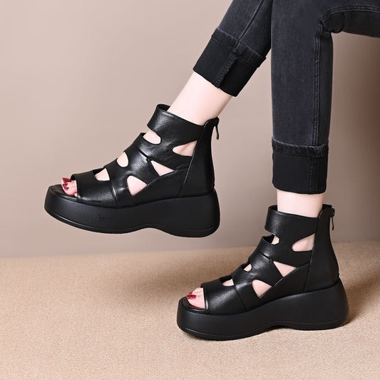 Sandalias ortopédicas con plataforma
