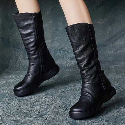 Botas Mujer de Cuero Suave