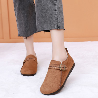 Zapatos retro de algodón cálido