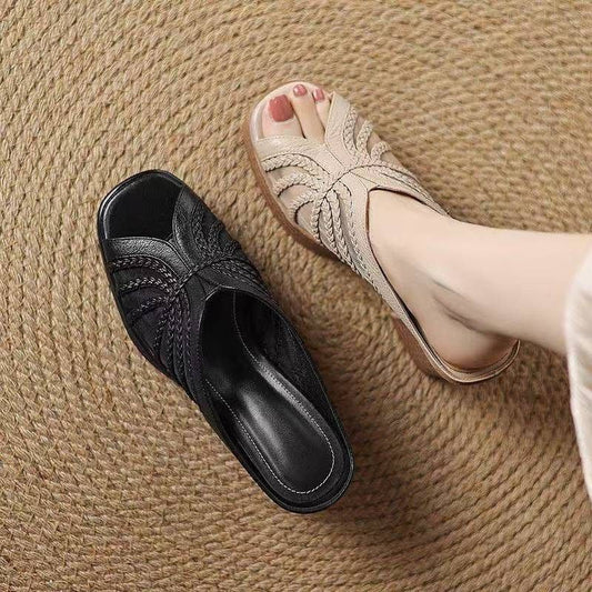 Sandalias ortopédicas con plataforma y cuña