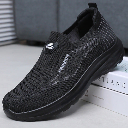 Zapatos para caminar transpirables Flyknit para hombre