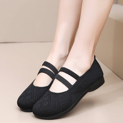Zapatos de malla estampada