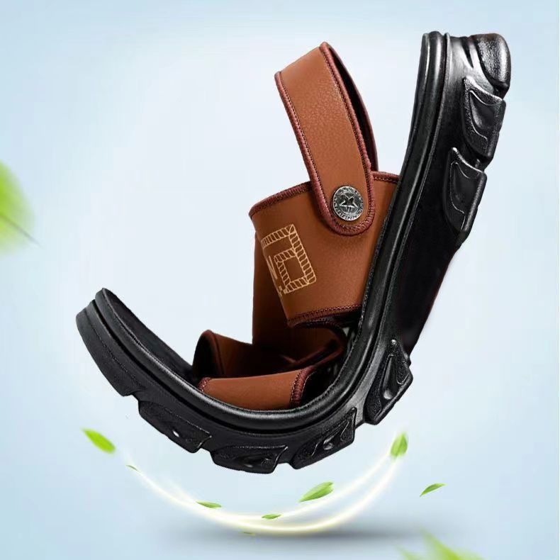 Sandalias de playa de suela gruesa para hombre, estilo moderno