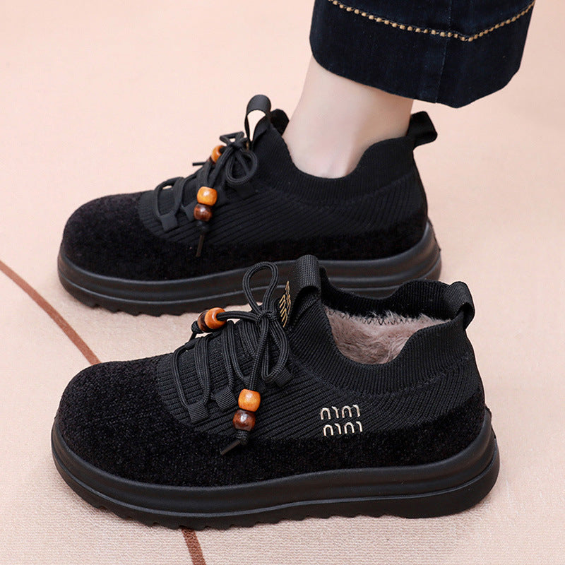 Zapatos de algodón cálidos y antideslizantes