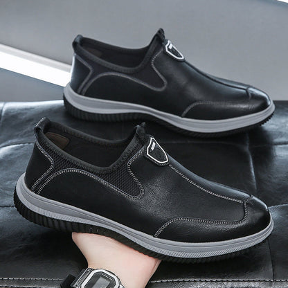 Zapatos de cuero de suela blanda