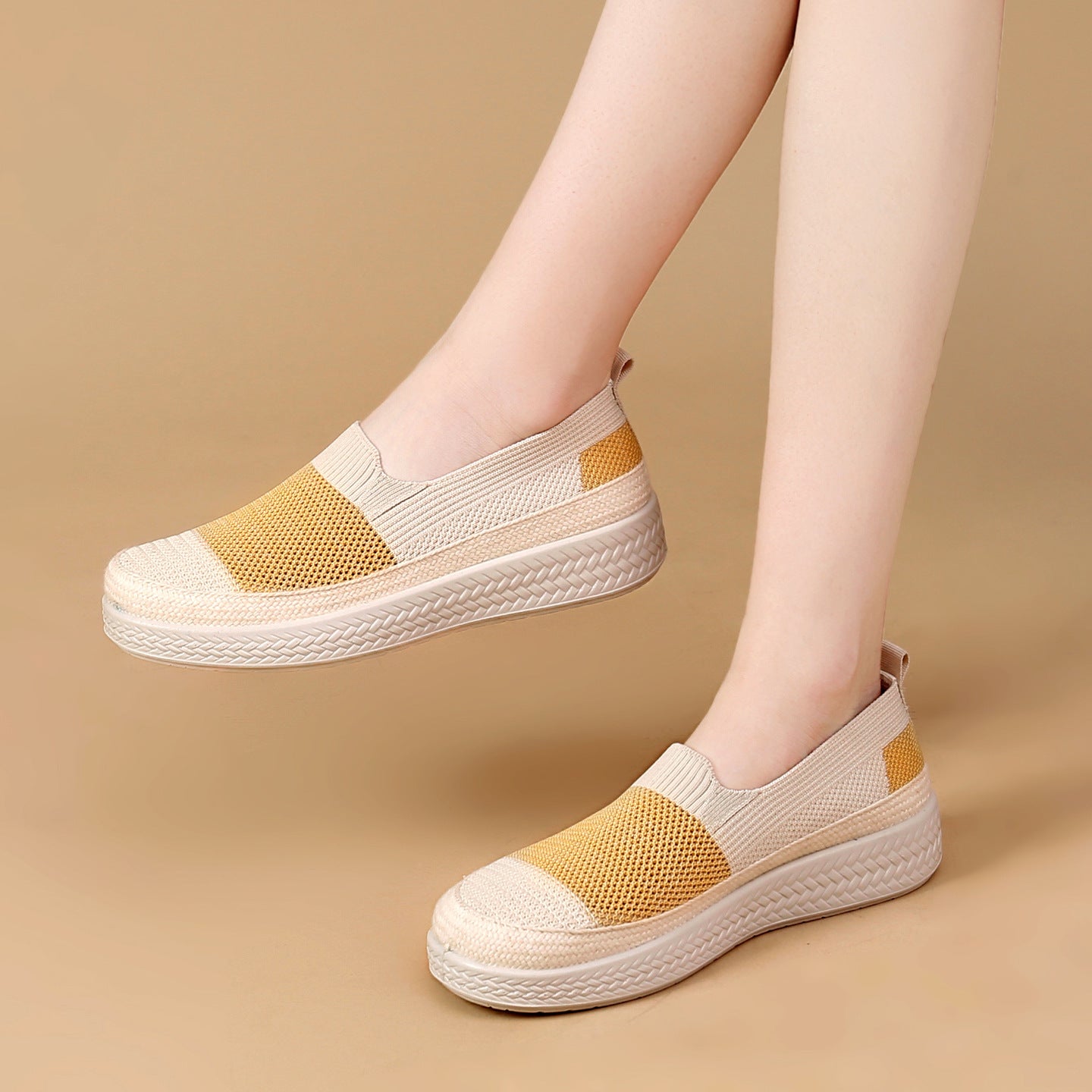 Tenis Mujer Multicolor Slip-On Cómodo para Diario