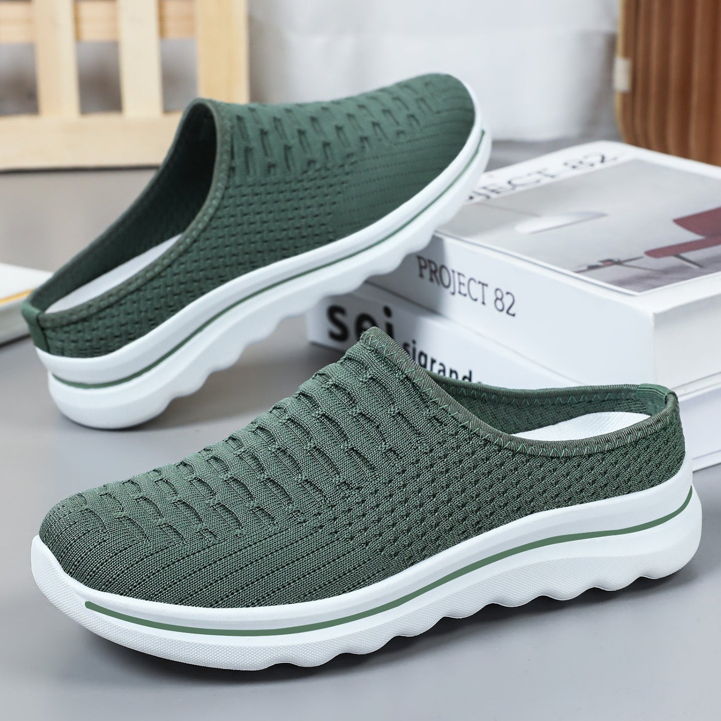 Sandalias casuales de punta cerrada