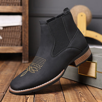 Botas para hombre estilo Dr. Martens con bordado