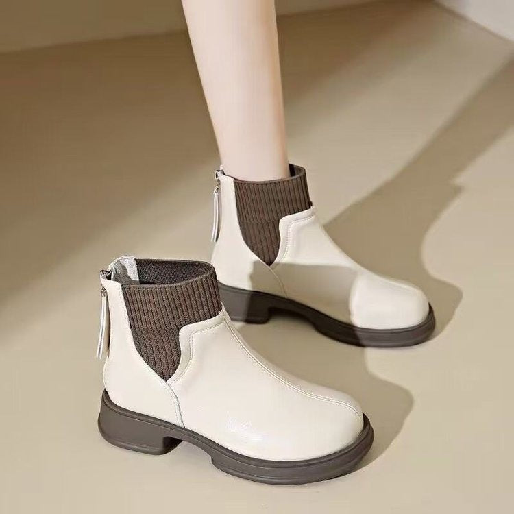 Botines  con Tejido Elástico para Mujer