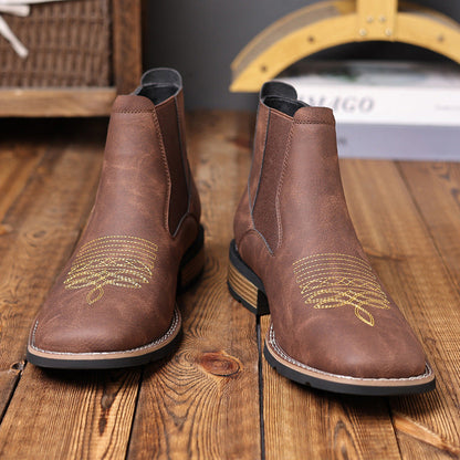 Botas para hombre estilo Dr. Martens con bordado