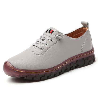 Zapatos de cuero para mujer cosidos a mano