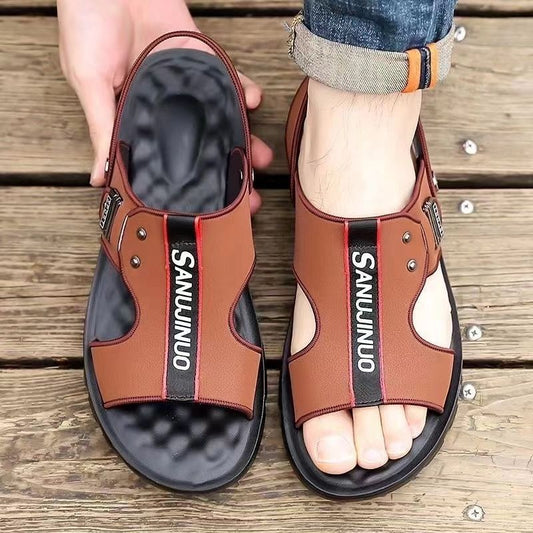 Sandalias para hombre con bloques de color