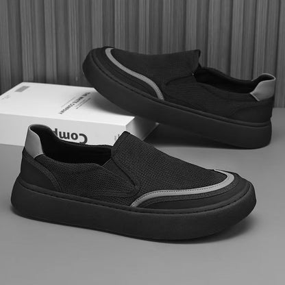 Zapatos Slip‑on de Malla Suela Gruesa para Hombre