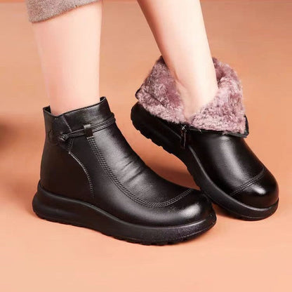 Botines de felpa con suela blanda