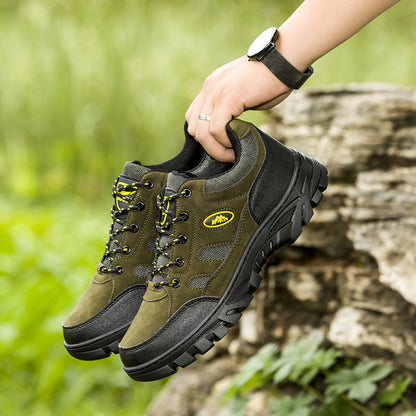 Zapatillas deportivas de cuero antideslizantes