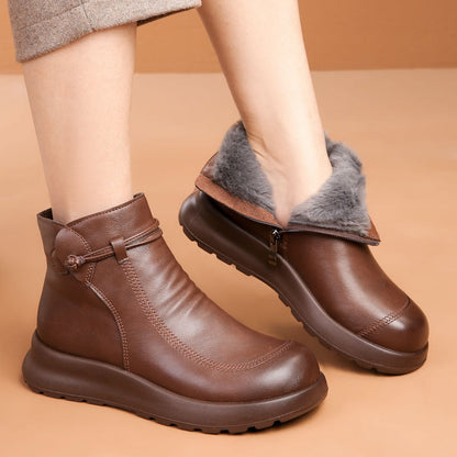 Botines de Mujer con Forro Cálido