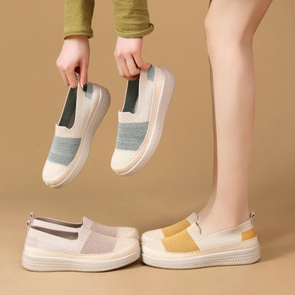 Tenis Mujer Multicolor Slip-On Cómodo para Diario