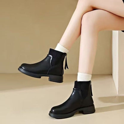 Botines  con Tejido Elástico para Mujer