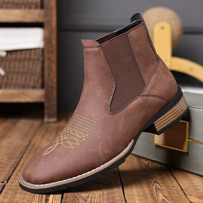 Botas para hombre estilo Dr. Martens con bordado