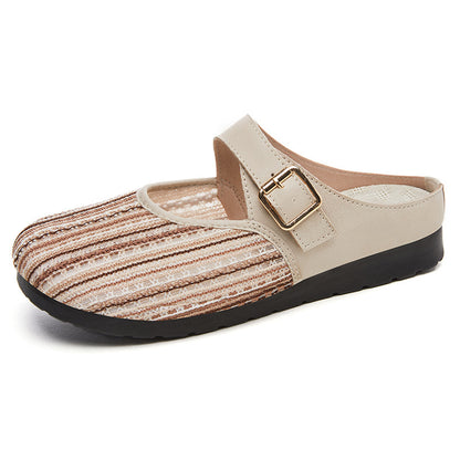 Sandalias de malla sin talón