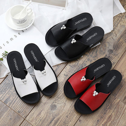 Sandalias antideslizantes de suela blanda de moda