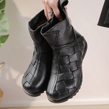 Botines de Dama de Estilo Casual y Suela Gruesa