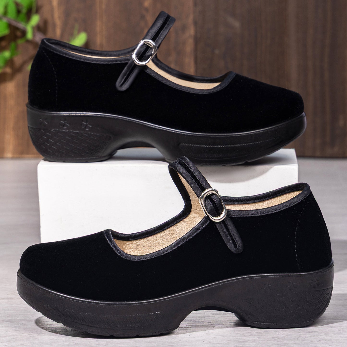 Nuevos zapatos de plataforma antideslizantes y cómodos