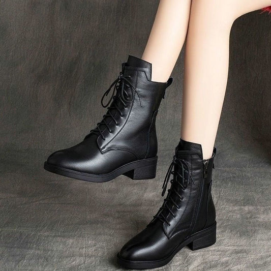 Botines de Plataforma｜Tacón Estable