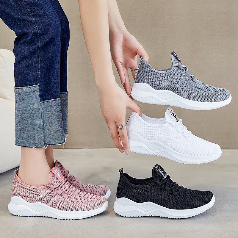 Tenis deportivos premium de malla transpirable, diseño ligero