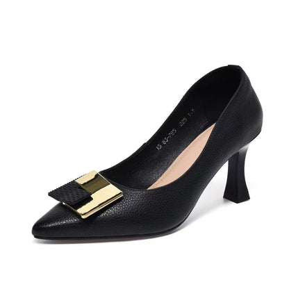 Tacones estilo francés