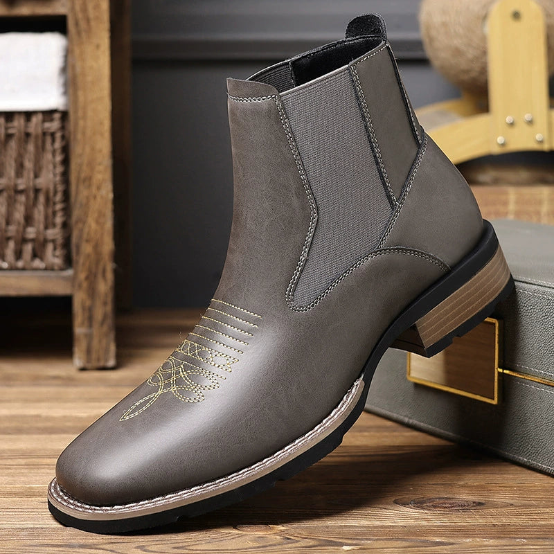 Botas para hombre estilo Dr. Martens con bordado