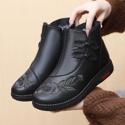 Zapatos de invierno bordados