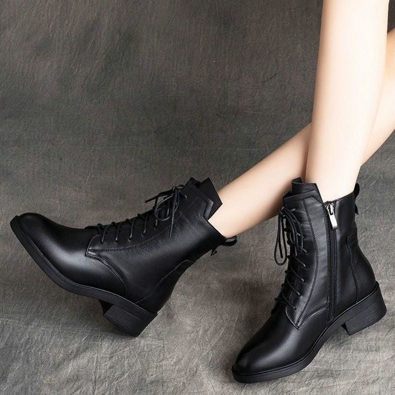 Botines de Plataforma｜Tacón Estable