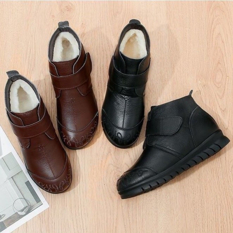 Botines de invierno forrados de pelo