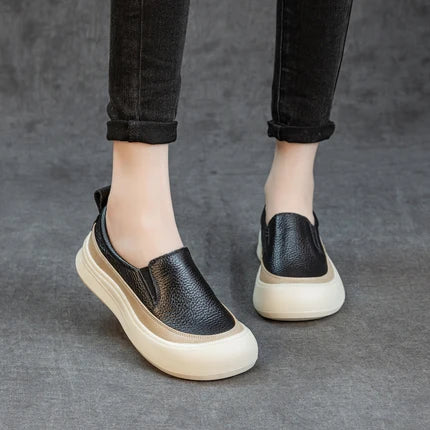 Zapatos de suela blanda 100% piel de vaca