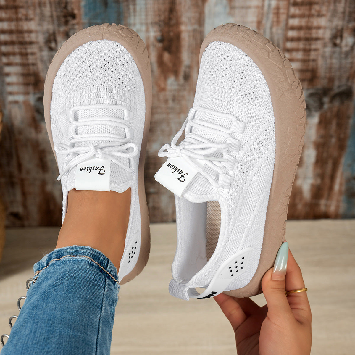 Nuevas zapatillas deportivas sin cordones para mujer