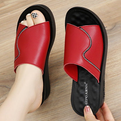 Sandalias de cuña de moda