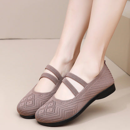 Zapatos de malla estampada